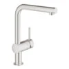 Grohe Mitigeur évier Minta Bec En L Avec Mousseur Extractible SuperSteel 321