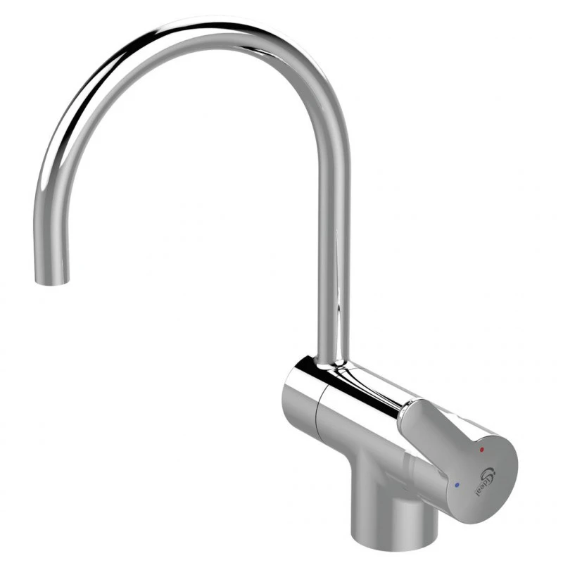 Ideal Standard Mitigeur évier Monotrou CONNECT Bec Orientable Et Basculant Chromé B06 1 Ideal Standard Mitigeur évier Monotrou CONNECT Bec Orientable Et Basculant Chromé B06