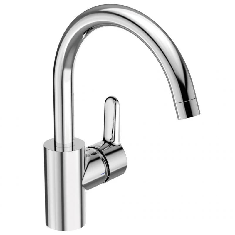 Ideal Standard Mitigeur évier Monotrou SANIS Bec Orientable Chromé D2489AA 1 Ideal Standard Mitigeur évier Monotrou SANIS Bec Orientable Chromé D2489AA