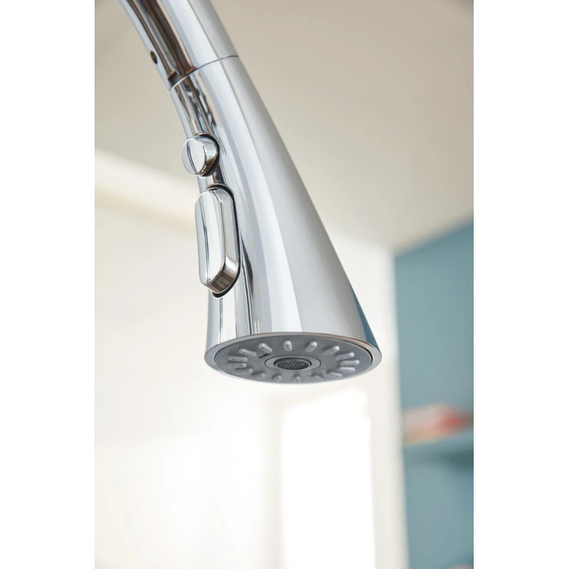 Mitigeur évier Zedra Monocommande 3 Jets Bec Pivotant Chromé Grohe 9 Mitigeur évier Zedra Monocommande 3 Jets Bec Pivotant Chromé Grohe – Image 9