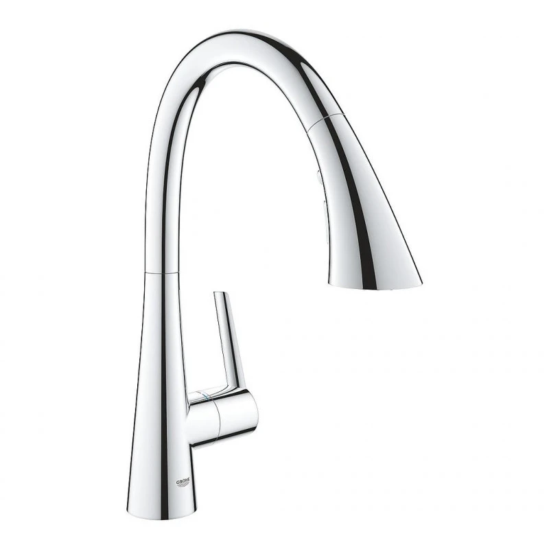Mitigeur évier Zedra Monocommande 3 Jets Bec Pivotant Chromé Grohe 1 Mitigeur évier Zedra Monocommande 3 Jets Bec Pivotant Chromé Grohe