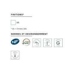 Ideal Standard Mitigeur Lavabo/cuve/évier Monotrou SansVidage Ni Tirette H 263mm Chro -Kobleo mitigeur lavabo cuve evier monotrou sansvidage ni tirette h 263mm chro 2