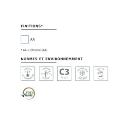 Ideal Standard Mitigeur Lavabo Monotrou C3 Tirette EtVidage Bonde Métal H 151mm Chrom -Kobleo mitigeur lavabo monotrou c3 tirette etvidage bonde metal h 151mm chrom 2