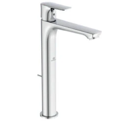 Ideal Standard Mitigeur Lavabo Réhaussé Ch3 Avec Tirette Et Vidage 296 Mm Chrome Conn