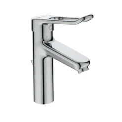 Ideal Standard Mitigeur Lavabo Sur Table Chromé EP Grande Poignée Ajourée Okyris Safe