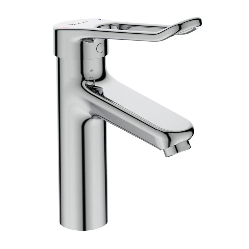 Ideal Standard Mitigeur Lavabo Sur Table Chromé EP Grande Sans Tirette Poignée Ajouré 1 Ideal Standard Mitigeur Lavabo Sur Table Chromé EP Grande Sans Tirette Poignée Ajouré