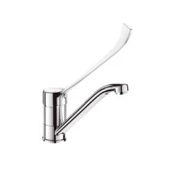 Mitigeur Mécanique D'évier Ou Auge Bec Orientable H145 L220mm Levier H