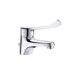 Mitigeur Mécanique De Lavabo H.45 Avec Tirette Et Vidage Laiton Chromé