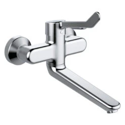 Ideal Standard Mitigeur Mural L 160 Mm Chromé Avec Raccords Stop/purge Okyris Pro