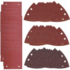 Mix De 45 Abrasifs 753450 Grain 60/80/120 Hikoki