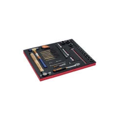 Bahco Module Mousse 3/3 Fit&Go Avec Jeu Douilles Et Outils Frappe 48 Pièces