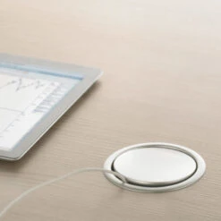 Multiconnecteur Emuca 2 Prises 1 Port Usb Câble 3m Anodisé Mat D102mm -Kobleo multiconnecteur emuca 2 prises 1 port usb cable 3m anodise mat d102mm 8