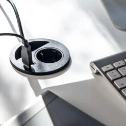 Multiconnecteur Emuca Circle 80 Prise Type Schuko 2 Usb Plastique Noir -Kobleo multiconnecteur emuca circle 80 prise type schuko 2 usb plastique noir 2