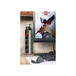 Multiprise Brennenstuhl Tower Power Encastrable 3 Prises 2m De Câble -Kobleo multiprise brennenstuhl tower power encastrable 3 prises 2m de cable 3