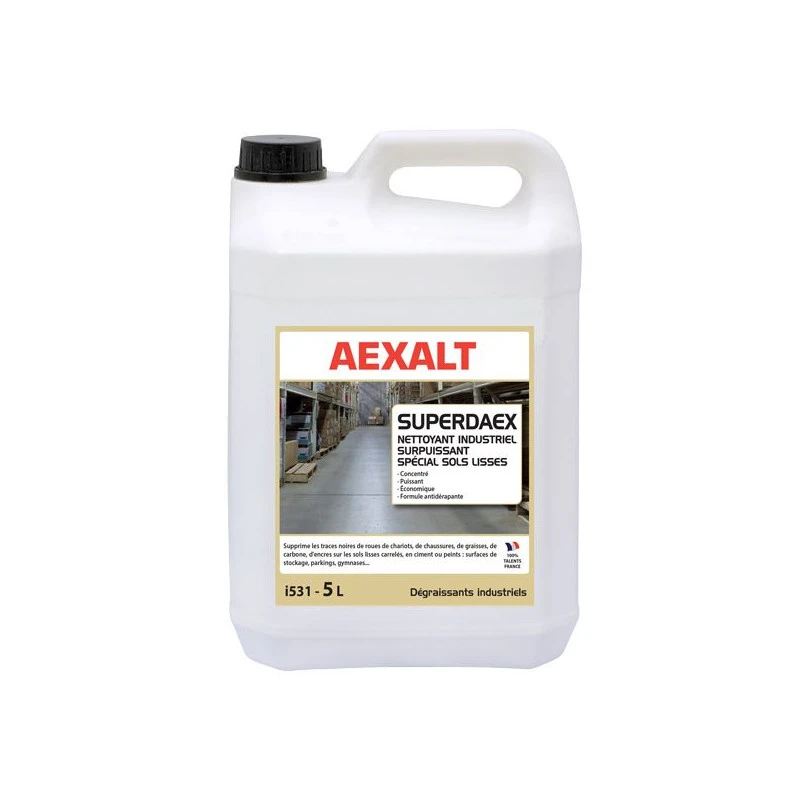 Aexalt Nettoyant Industriel Surpuissant Spécial Sols Lisses 5 L SUPERDAEX 1 Aexalt Nettoyant Industriel Surpuissant Spécial Sols Lisses 5 L SUPERDAEX