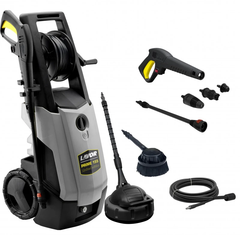 Nettoyeur Haute Pression 155 Bars 2100W 450L/h Enrouleur PRIME 155 1 Nettoyeur Haute Pression 155 Bars 2100W 450L/h Enrouleur PRIME 155