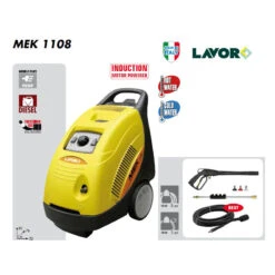 Nettoyeur Haute Pression Eau Chaude MEK 1108 145bar 450L/h Lavor