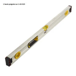 Stanley Niveau Tabulaire Magnetique En Alu 3 Fioles FatMax II 60cm 1-43-525
