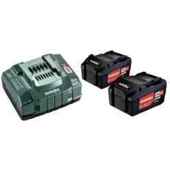 Metabo Pack 2 Batteries 18 V Li-Ion 5.2 Ah Avec Chargeur ASC 145 685051000