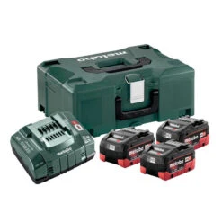 Metabo Pack 3 Batteries 18 V LiHD 5.5 Ah Avec Chargeur Et Coffret 685069000