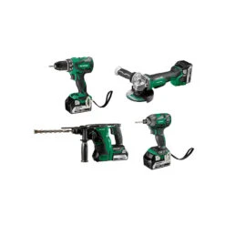 Hikoki Pack 4 Machines à Batterie 18V 5Ah Li-Ion KC18DG4LWDZ