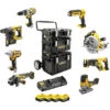 DeWALT Pack 8 Outils XR 18V 4x5Ah Li-Ion Avec Coffret