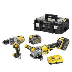 DeWALT Pack De 2 Outils 18/54 V XR Li-Ion (2x6Ah) Avec Coffret TSTAK DCK2055T