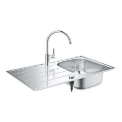 Grohe Pack évier Avec Mitigeur Cuisine Bau En Acier Inoxydable 31562SD0