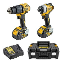 Pack Machines 18V DeWalt DCK2062M2T Dcd709 Et Dcf809 Avec 2x4Ah Li-Ion