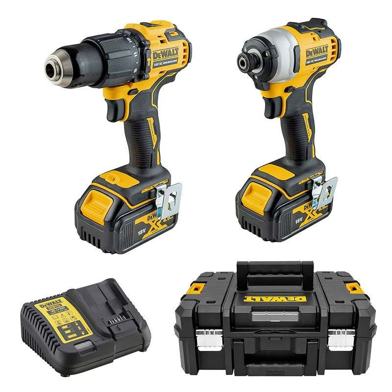 Pack Machines 18V DeWalt DCK2062M2T Dcd709 Et Dcf809 Avec 2x4Ah Li-Ion 1 Pack Machines 18V DeWalt DCK2062M2T Dcd709 Et Dcf809 Avec 2x4Ah Li-Ion