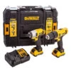 DeWALT Pack Perceuse Percussion DCD716Visseuse Chocs DCF815 108V XR Li-Ion (2