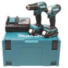 Makita Pack Perceuse Visseuse Et Visseuse à Chocs DLX2220AJ 18V Coffret Makpac3