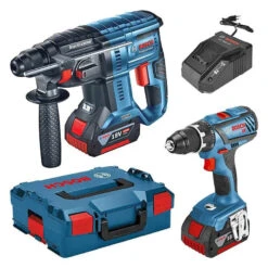 Pack Perforateur SDS-Plus GBH 18V-21Visseuse GSR 18V-28 18V 2x40Ah Li-
