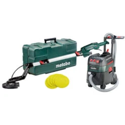 Metabo Pack Ponceuse Aspirateur 25 Feuilles Abrasives LSV 5-225 Comfort ASR 3