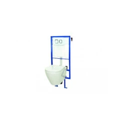 ALLIBERT Pack WC Complet à Suspendre 115 X 54 Cm Double Bouton Poussoir 3/6 L A