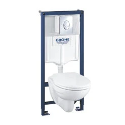 Grohe Pack WC Et Bâti-support 4 En 1 Avec Céramique Solido Perfect 39192000