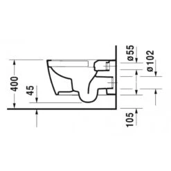 Duravit Pack WC Suspendu Rimless 570 X 370 Mm Blanc 45290900A1 -Kobleo pack wc suspendu rimless 570 x 370 mm blanc 45290900a1 duravit 4