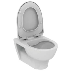 Ideal Standard Pack WC Suspendu Sans Bride 53 X 36 Cm Abattant Avec Frein Chute Blanc