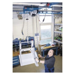 Scheppach Palan électrique 1600W 230V Charge Maxi 1000 Kg Double Câble HRS1000 -Kobleo palan electrique 1600w 230v charge maxi 1000 kg double cable hrs1000 scheppach 3