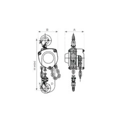 Palan Manuel Chaîne Premium Charge Maxi 1000 Kg Hd'élévation 12 M MHN1 5 Palan Manuel Chaîne Premium Charge Maxi 1000 Kg Hd'élévation 12 M MHN1 -Kobleo palan manuel chaine premium charge maxi 1000 kg hd elevation 12 m mhn1 stockman 2