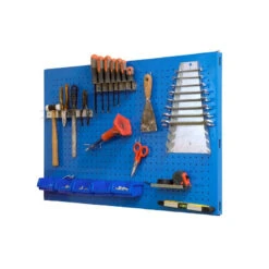 Panneau Mural De Rangement 1200x400mm Bleu PANELCLICK 1200x400