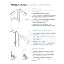 Panneau Mural Fushia Brillant 2420x900mm -Kobleo panneau mural fushia brillant 2420x900mm 2