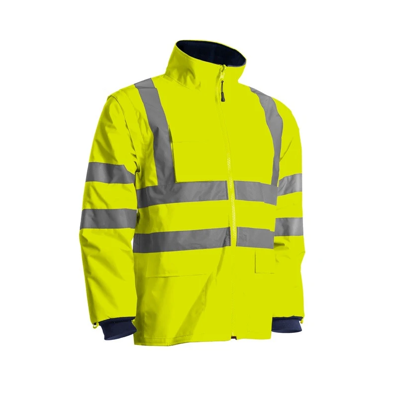 Parka 4/1 Coverguard KANATA Jaune Hv / Marine Taille S 2 Parka 4/1 Coverguard KANATA Jaune Hv / Marine Taille S – Image 2