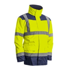 Parka 4/1 Coverguard KANATA Jaune Hv / Marine Taille S