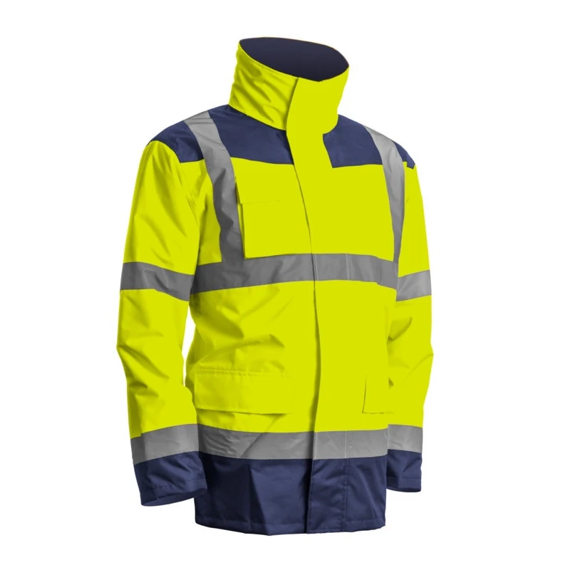 Parka 4/1 Coverguard KANATA Jaune Hv / Marine Taille S 1 Parka 4/1 Coverguard KANATA Jaune Hv / Marine Taille S