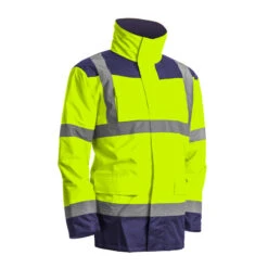 Parka 4 En 1 Kanata Haute Visibilité Jaune/marine Taille L