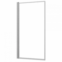 ALLIBERT Paroi Bain 1Volet 80x140cm Profil Chromé Sans SérigraphieVerticale LOF