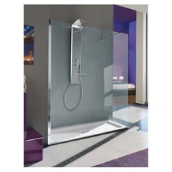 Paroi Douche D'angle Rectangulaire 98-100cm Fixe Open Side