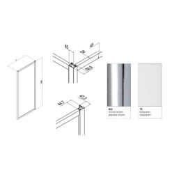 Paroi Douche Fixe 67-70cm Ht200cm Europa 5 Paroi Douche Fixe 67-70cm Ht200cm Europa -Kobleo paroi douche fixe 67 70cm ht200cm europa 2