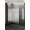 Paroi Douche L'italienne 67-70xH200cm Sérigraphie Ravenna Profilé Chro